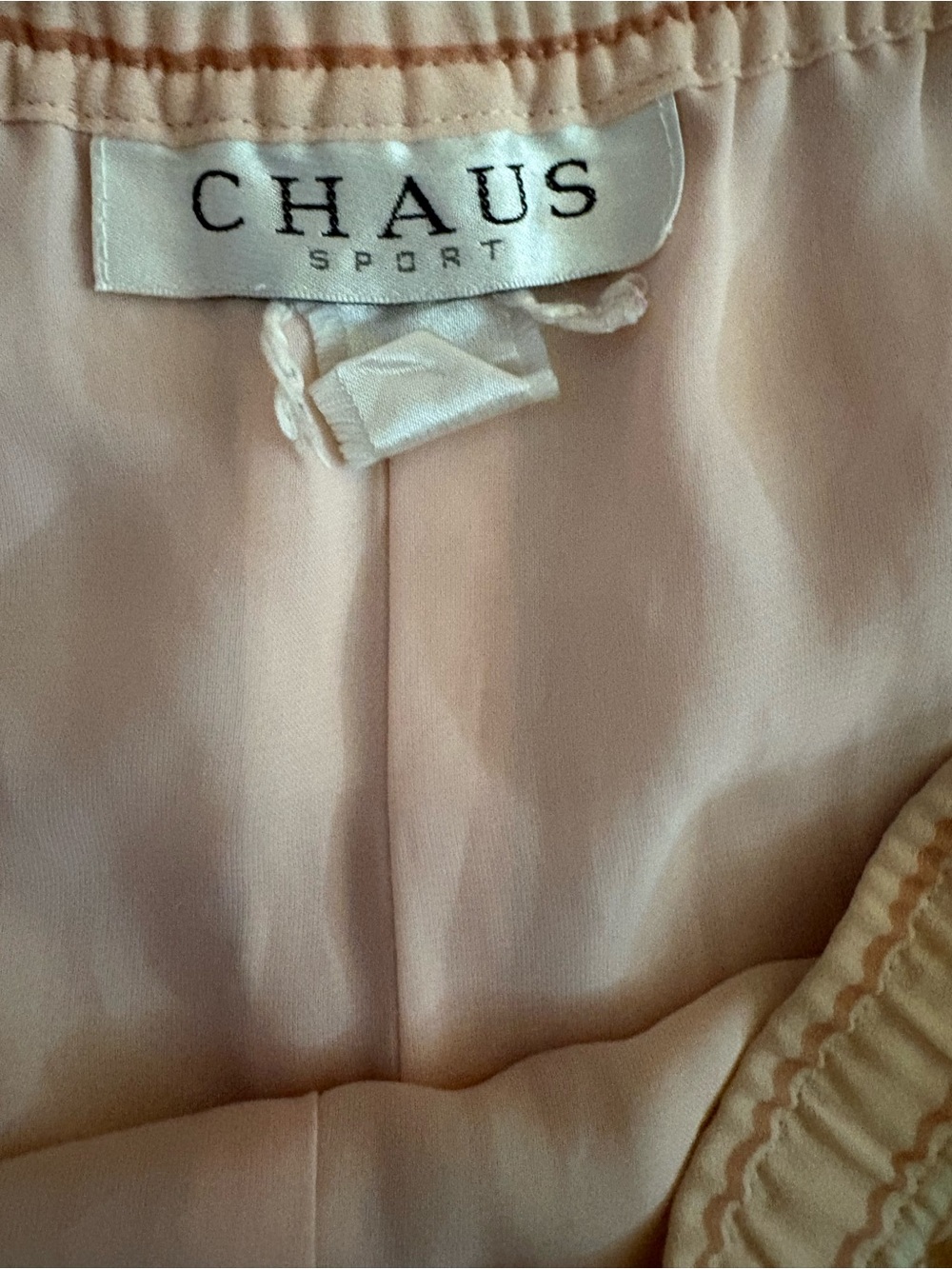 Striped Cream Drawstring Bermuda Shorts - Picture 2 of 5